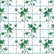 Dado Atelier Ivy Trellis Blue and Green wallpaper