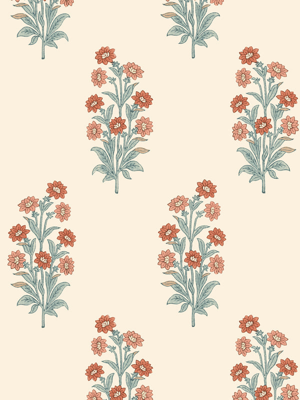 Kashmir Flower Wallpaper