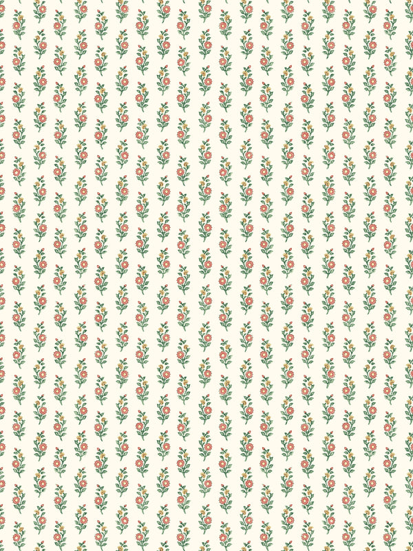 Paisley Flower Wallpaper