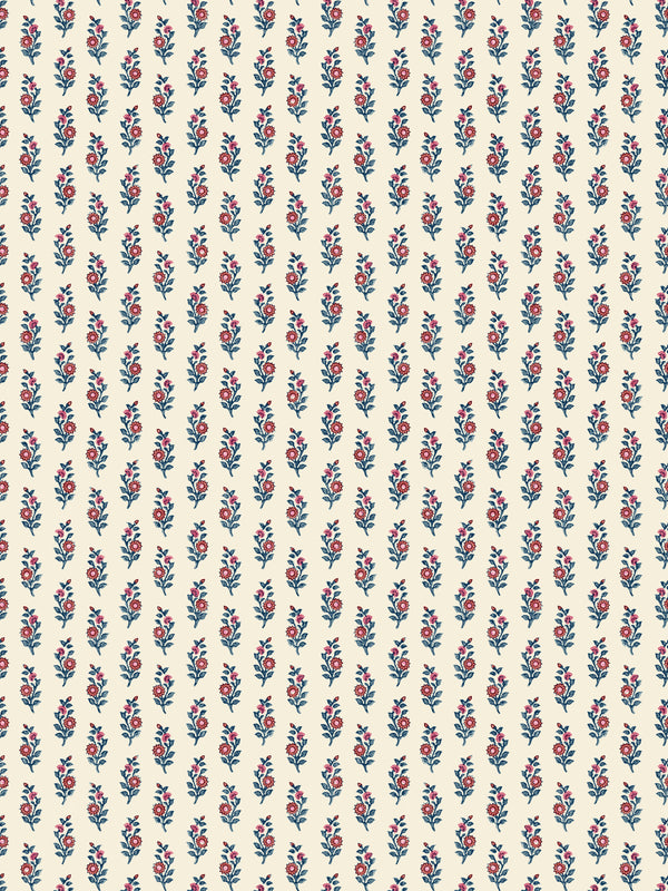 Paisley Flower Wallpaper