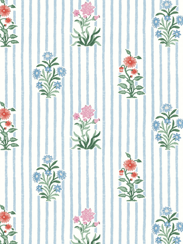 Dado Atelier Powder Blue Bindi Flower wallpaper