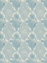 Load image into Gallery viewer, Dado Atelier faded cyan cameo vase wallpaper
