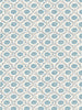 Dado Atelier blue floral ogee wallpaper