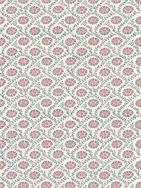 Dado Atelier lilac floral ogee wallpaper