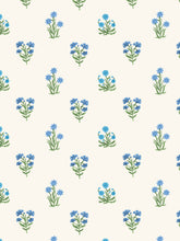 Load image into Gallery viewer, Dado Atelier sapphire jaipur flower wallpaper
