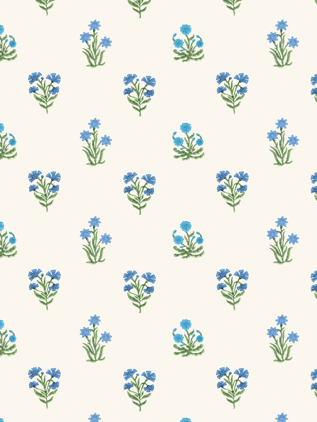 Dado Atelier sapphire jaipur flower wallpaper