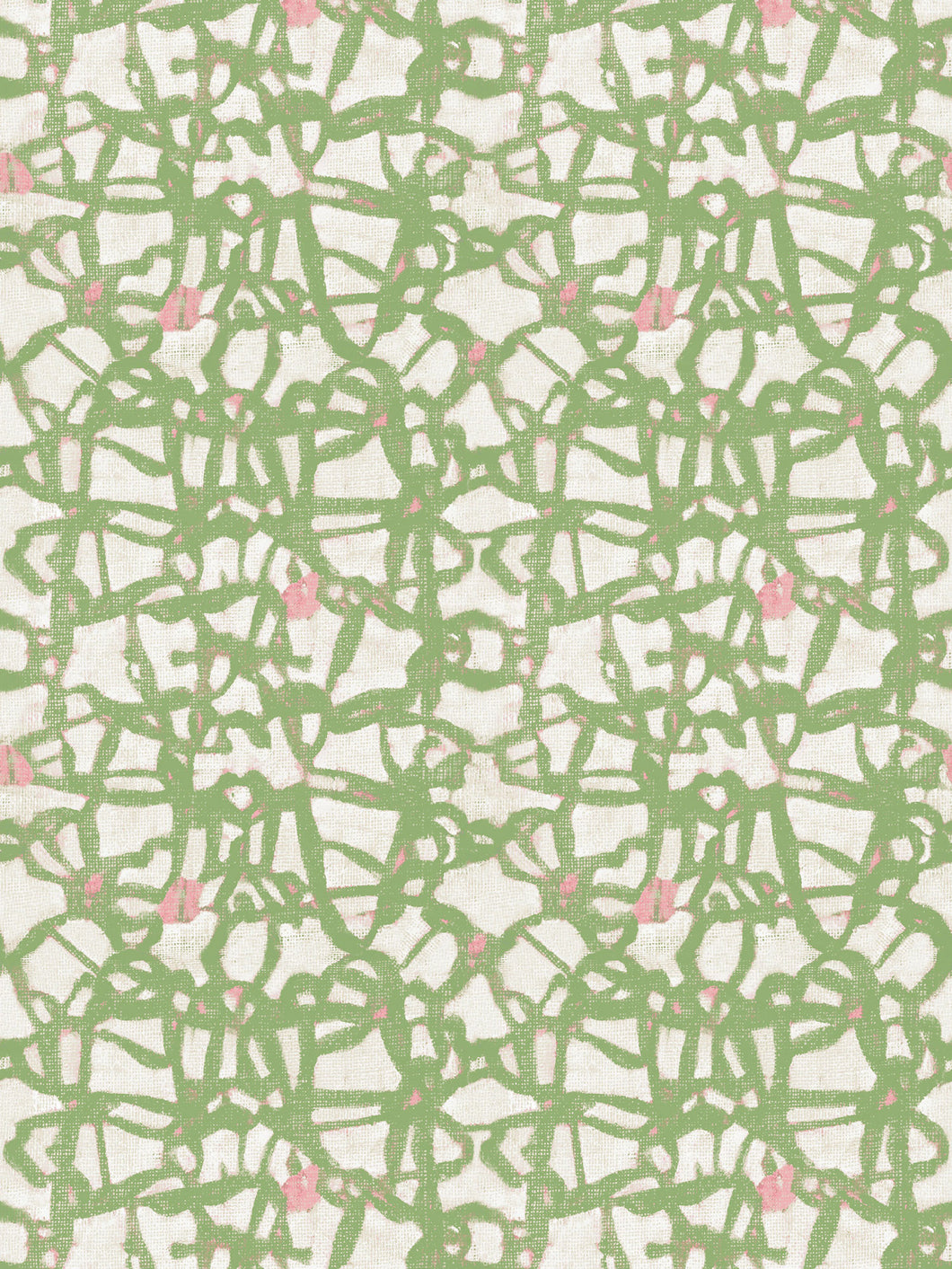 Dado Atelier green lineament wallpaper