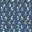 Dado Atelier indigo paisley wallpaper