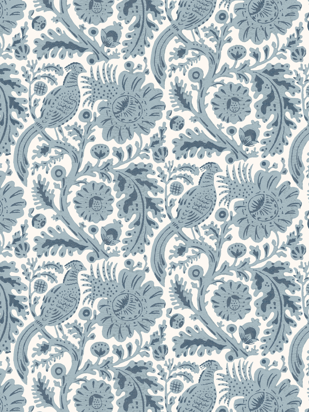 Dado Atelier Pheasant Denim wallpaper