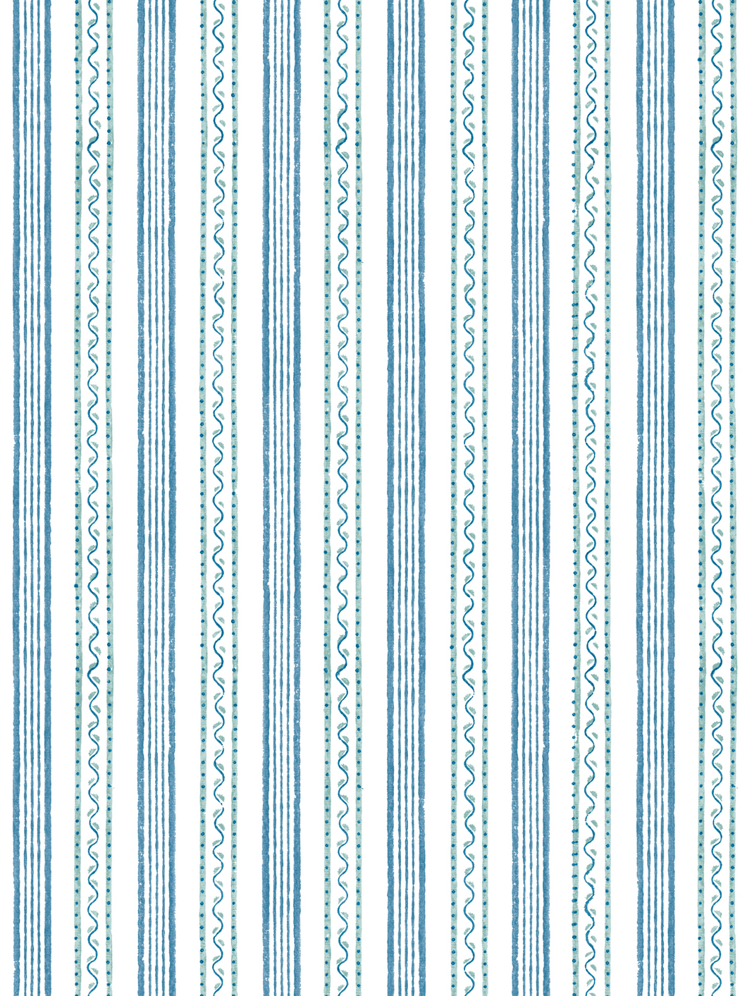 Dado Atelier Wiggle Stripe Blue wallpaper