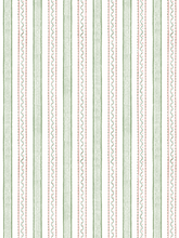 Load image into Gallery viewer, Dado Atelier Wiggle Stripe Green and Pink wallpaper
